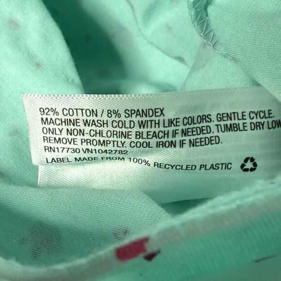 Wild Fable Aqua Mint & Pink Floral Spaghetti Strap Cheeky Bodysuit Size L New! - Picture 8 of 9